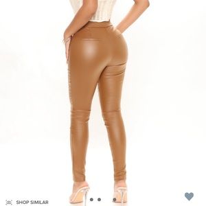 Camel brand new leather pants!